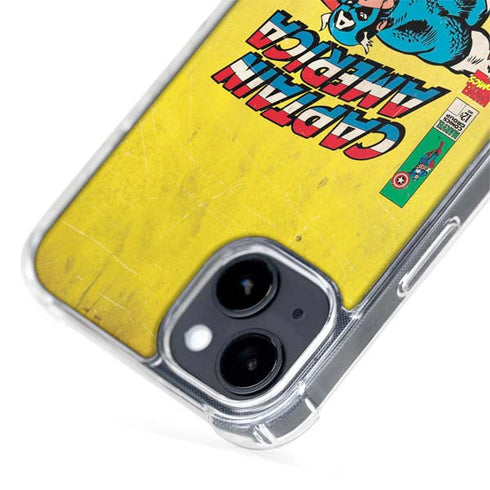 Marvel Classic Comics Captain America iPhone 15 MagSafe Case